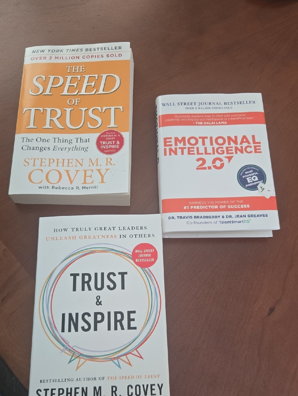 Speed Of Trust, Trust And Inspire, Emotional Intelligence 3 Books